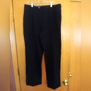 Men's size 36 by 30, black dress pants